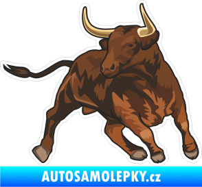 Samolepka Barevný býk 006 levá