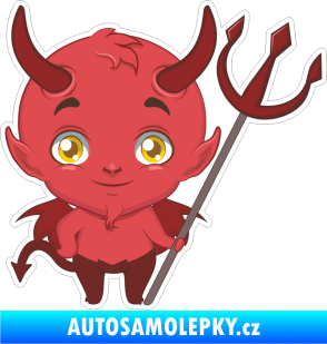 Samolepka Barevný čertík 003 pravá