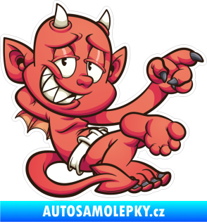 Samolepka Barevný čertík 006 pravá