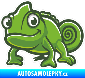 Samolepka Barevný chameleon 003 levá