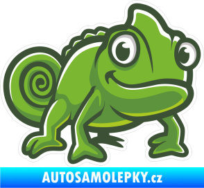 Samolepka Barevný chameleon 003 pravá