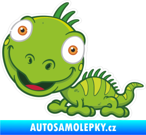 Samolepka Barevný chameleon 006 levá