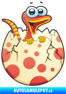 Samolepka Barevný dinosaurus 010 pravá mláďátko