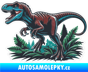 Samolepka Barevný dinosaurus 014 levá Tyrannosaurus Rex