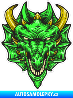 Samolepka Barevný drak 010