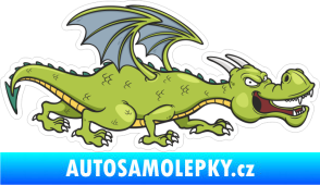 Samolepka Barevný drak 014 pravá