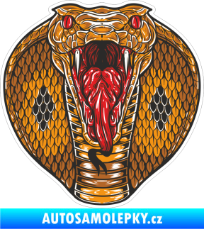 Samolepka Barevný had 002 kobra