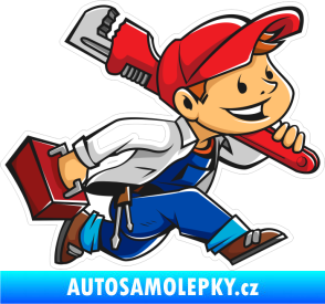 Samolepka Barevný instalatér 003 pravá