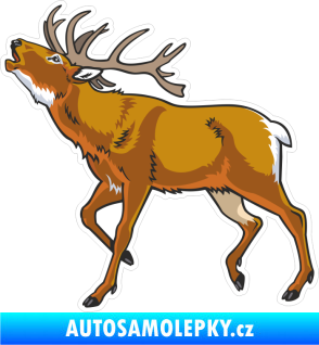 Samolepka Barevný jelen 011 levá