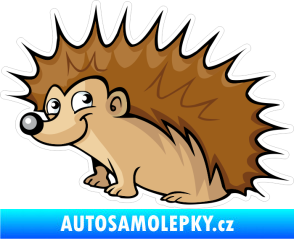 Samolepka Barevný ježek 001 levá