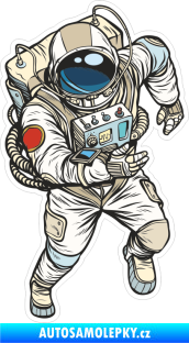 Samolepka Barevný kosmonaut 003 pravá