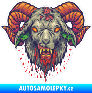 Samolepka Barevný kozel 009 zombie