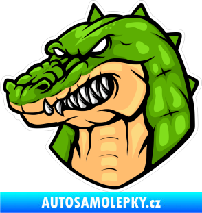Samolepka Barevný krokodýl 002 levá