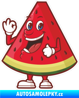Samolepka Barevný meloun 001 levá