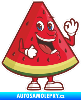 Samolepka Barevný meloun 001 pravá