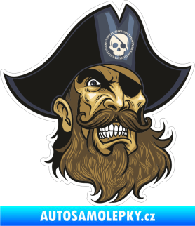 Samolepka Barevný pirát 001 pravá
