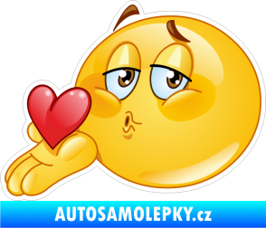 Samolepka Barevný smajlík 004 levá