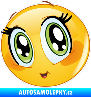 Samolepka Barevný smajlík 005 pravá