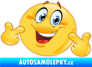 Samolepka Barevný smajlík 010 levá
