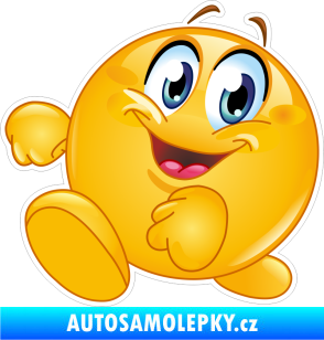Samolepka Barevný smajlík 017 levá pochod