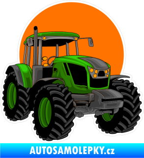 Samolepka Barevný traktor 001 pravá