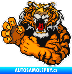 Samolepka Barevný tygr 005 levá