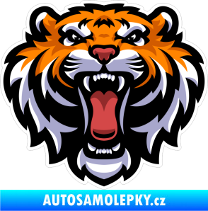 Samolepka Barevný tygr 006
