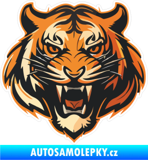 Samolepka Barevný tygr 007