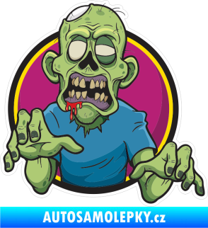 Samolepka Barevný zombík 009 levá