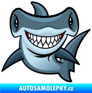 Samolepka Barevný žralok 013 pravá kladivoun