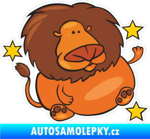 Samolepka Barevný zvěrokruh lev 002 pravá