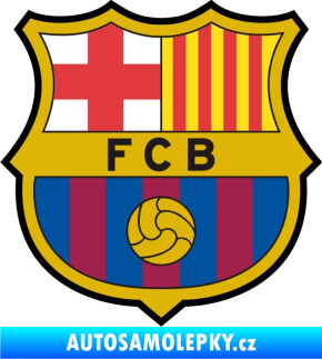 Samolepka FC Barcelona - fotbal