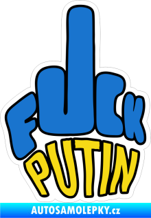 Samolepka F*ck Putin barevná