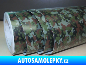 Samolepka MASKÁČOVÁ FOLIE 3D ARMY (CAMOUFLAGE KOSTIČKY)