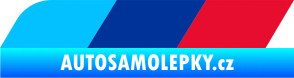 Samolepka Proužek trikolora M Power BMW Motorsport