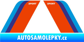 Samolepka Trikolora Sport 001 levá, pravá
