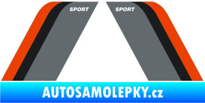 Samolepka Trikolora Sport 004 levá, pravá