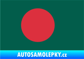Samolepka Vlajka Bangladéš