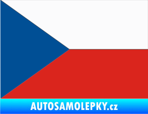 Samolepka Vlajka Česká Republika (ČR) 