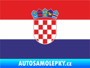 Samolepka Vlajka Chorvatsko