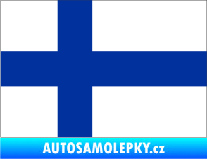 Samolepka Vlajka Finsko