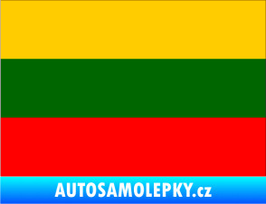 Samolepka Vlajka Litva