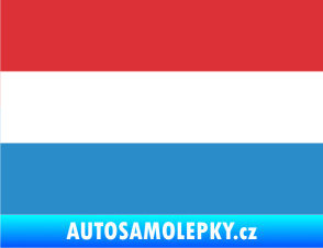 Samolepka Vlajka Lucembursko