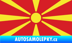Samolepka Vlajka Makedonie