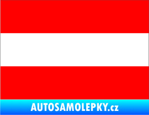 Samolepka Vlajka Rakousko