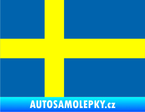 Samolepka Vlajka Švédsko