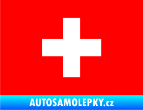 Samolepka Vlajka Švýcarsko