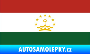 Samolepka Vlajka Tádžikistán