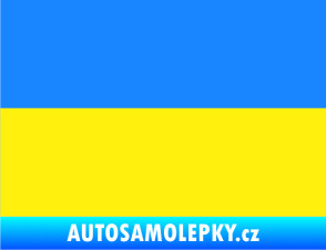 Samolepka Vlajka Ukrajina ( Ukrajinská vlajka )