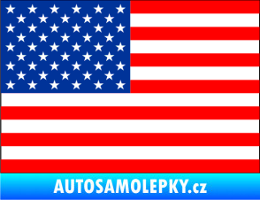 Samolepka Vlajka USA